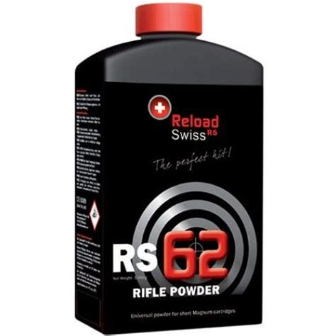 Reload Swiss Rs62 Rifle Powder High Energy Collect Only With