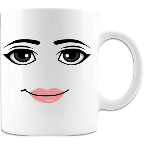 Roblox Woman Face Premium Quality Beautiful Roblox T Mug Etsy Uk