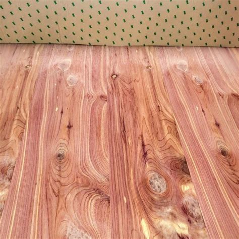 Cedar Aromatic Wood Veneer Sheet With 3m Psa Peel Stick Pressure