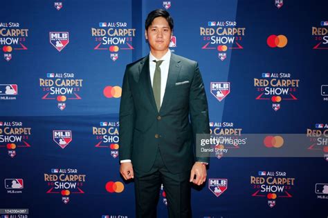 Shohei Ohtani Of The Los Angeles Angels Poses For A Photo During The