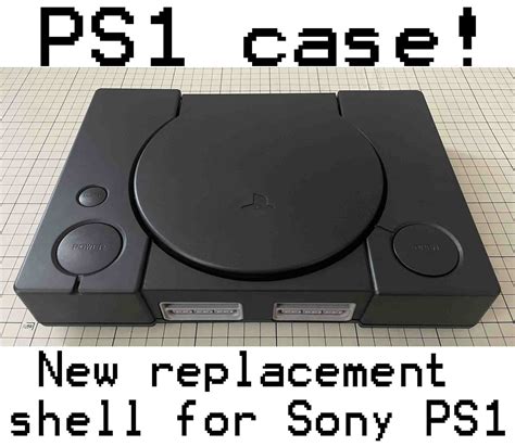 Sony Ps1 Replacement Case Black Game