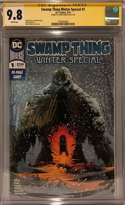 Swamp Thing Winter Special 1 Signed By Jason Fabok Comic Chasers