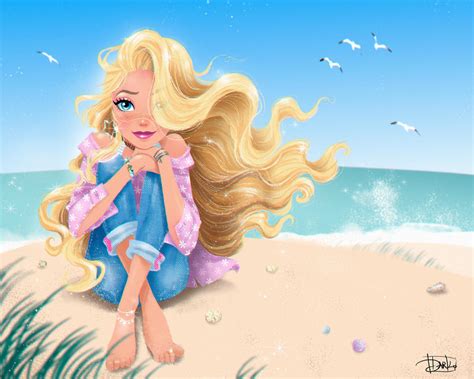 Sunny Day On The Beach With Barbie By Darkodordevic On Deviantart