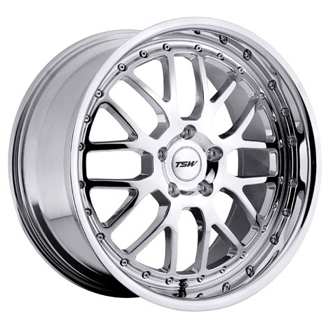 Tsw 18 Inch Wheel Rim Valencia 18x8 45mm 5x112 Chrome