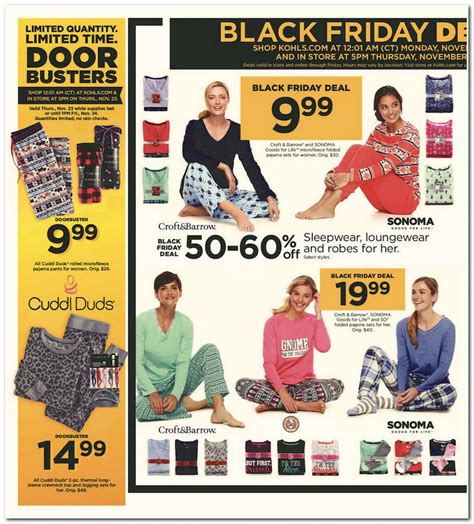 Kohls Black Friday 2017 Doorbuster Ad Circular Released See All 64 Pages
