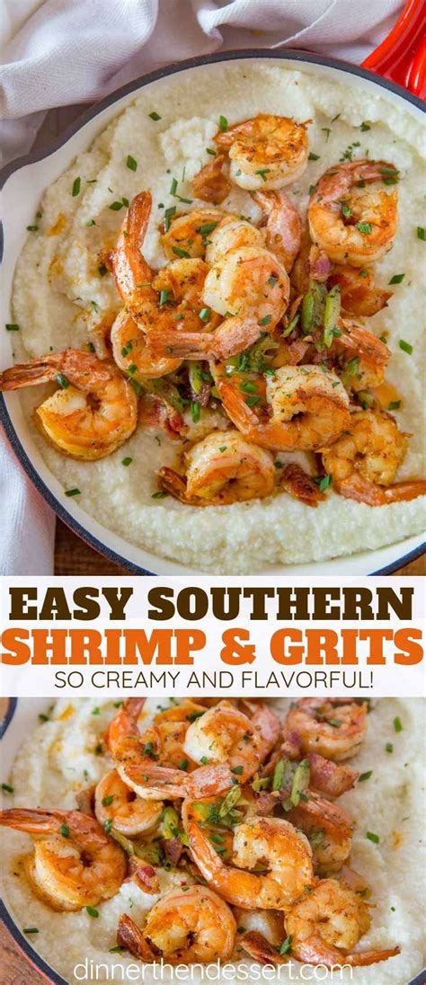 The shrimp is sauteed in honey butter, topped with a delicious mango salsa, and wrapped in a tortilla. Shrimp and Grits is a classic southern dish with a ...