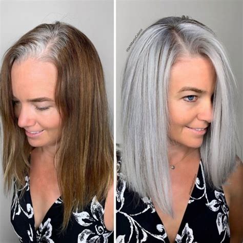 Gray Hair Women Who Gave Up On Dye And Preferred To Show Off Their
