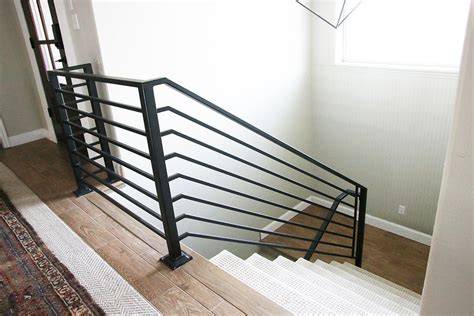 All The Details On Our New Horizontal Stair Railing Stair Railing