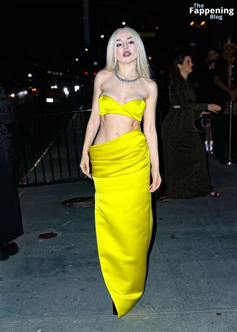 Ava Max Flaunts Her Sexy Figure In A Strapless Yellow Dress 18 Photos Onlyfans Leaked Nudes