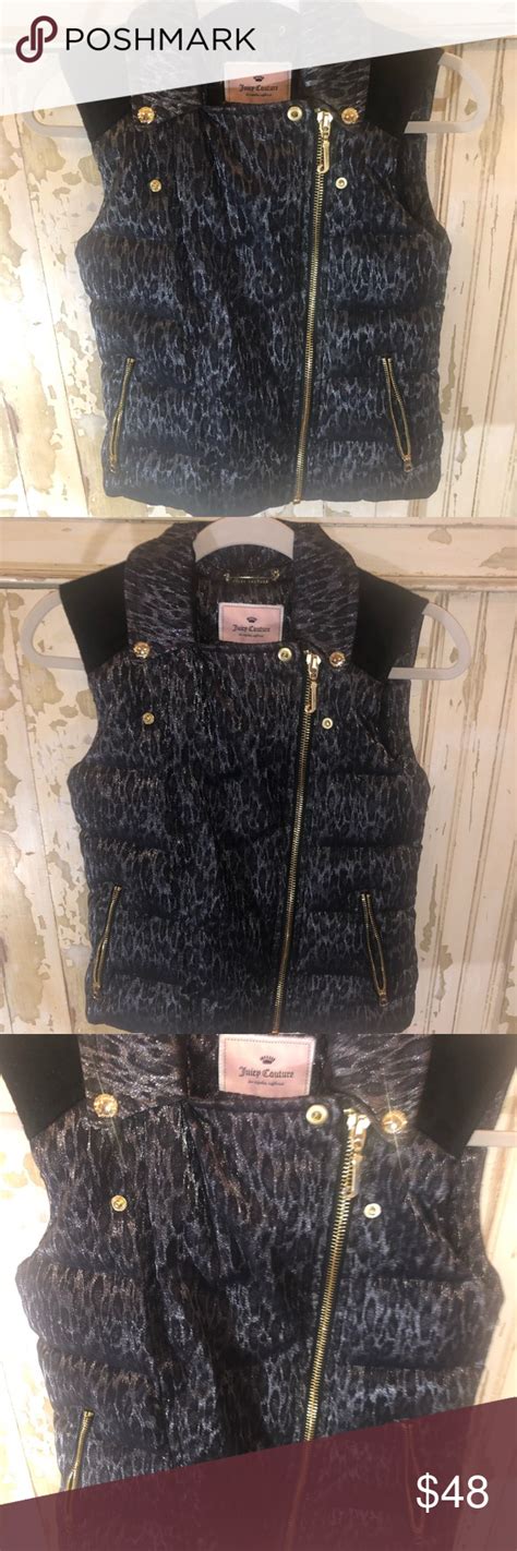 Juicy Couture Size Small Womens Puffy Vest Euc Vest Is Perfect Used