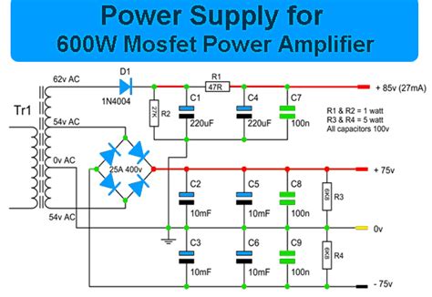 25th april 2007 08:05 am. 600W MOSFET Power Amplifier - Amplifier Circuit Design