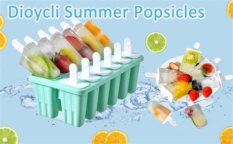 Popsicle Mold Silicone Ice Cream Molds Ice Pop Mold With Extra Sticks