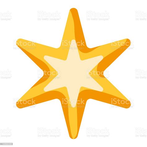 Merry Christmas Illustration Of Decorative Star Symbol In Hand Drawn
