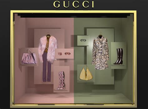 Gucci Window Display Fashion Window Display Visual Merchandising