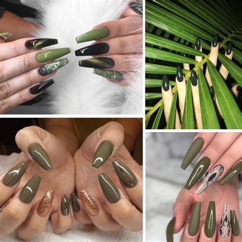 Top 56 imágenes sobre uñas en verde militar recién actualizado sp