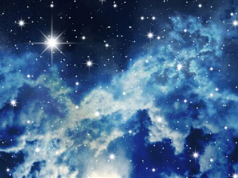 Buy 10x10ft Dark Blue Space Sky Clouds Sparkles Stars