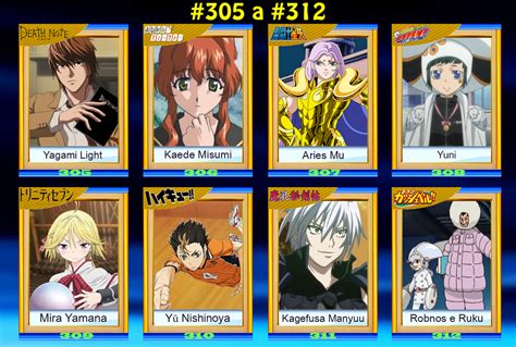 Anime Cards 305 A 312 By Denderotto On Deviantart