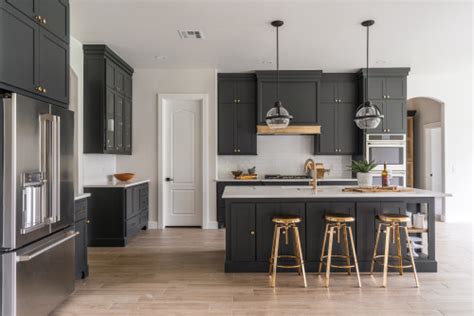 34 Dark Gray Kitchen Cabinets Cool And Elegant Cabinets
