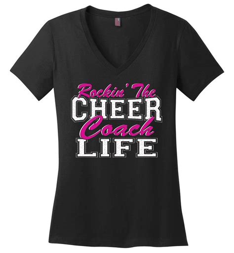 Rockin The Cheer Coach Life Cheer Coach Shirts Cheer Mom Shirts