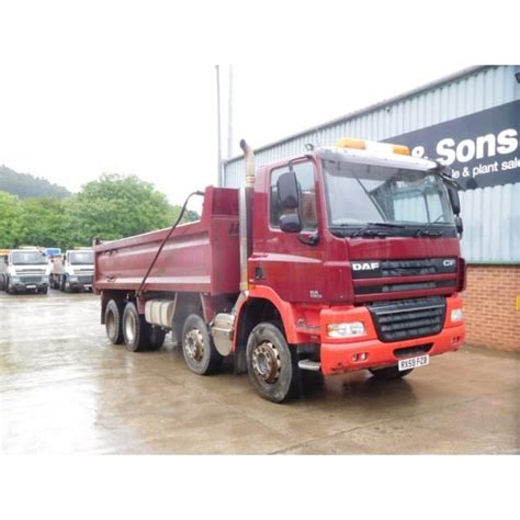 Daf Cf85 360 8x4 Steel Tipper 2010 Manual Gearbox Commercial Vehicles