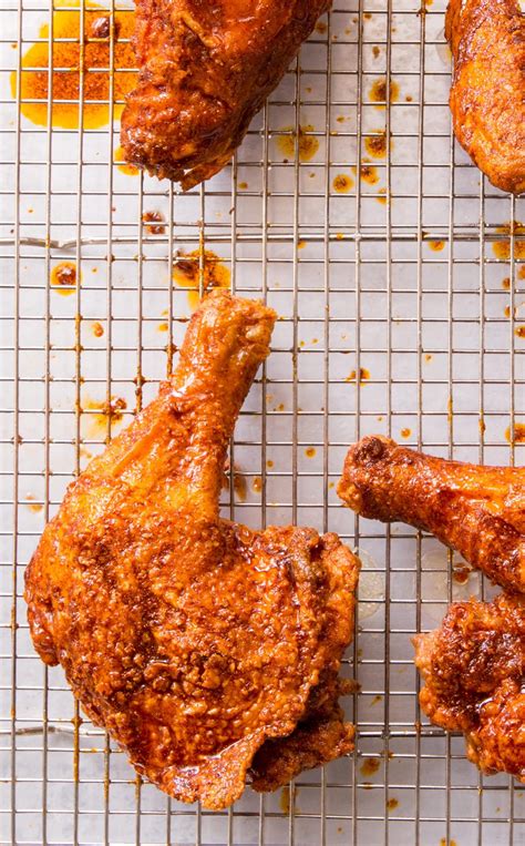 This fried chicken is crispier than most american versions as it is fried twice. Nashville Hot Fried Chicken: Warm up this winter with ...