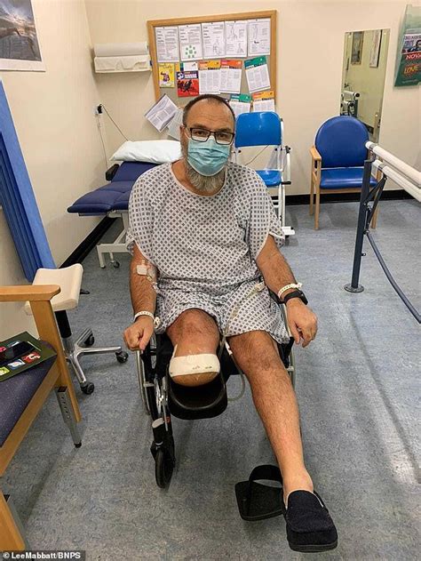 Bournemouth Coronavirus Sufferer 56 Has Half His Leg Amputated