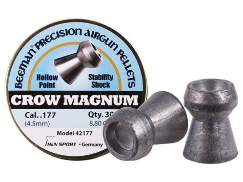 Beeman Crow Magnum 177 Cal 880 Grains Hollowpoint 300ct Air Gun