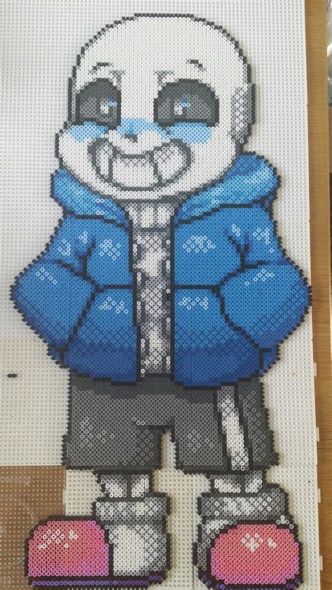 Undertale Sans Perler Beads Made By Me Roxanne De Jong Undertale