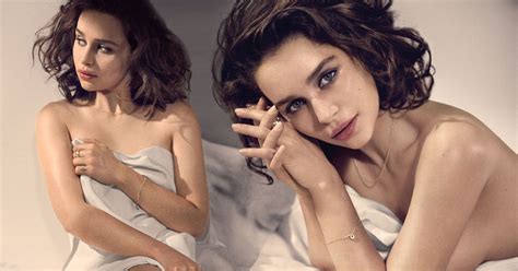 Emilia Clarke Sizzles Between The Sheets As She Poses Naked After Being Named The Sexiest Woman