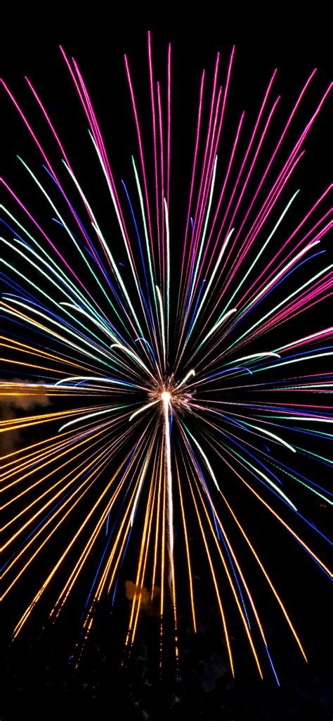 Fireworks Wallpaper 4k New Years Eve Night Colorful Dark Sky