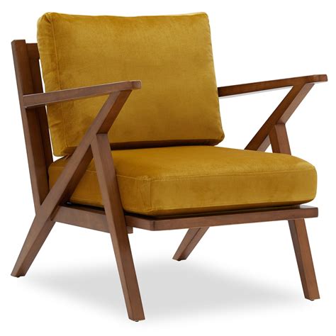Velvet Mid Century Accent Chair By Drew Barrymore Flower Home Walmart