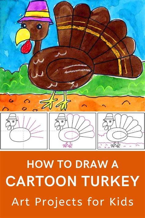 Easy How To Draw Turkey Tutorial Video And Turkey Coloring Pages