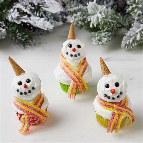 Snowman Cupcakes Hallmark Ideas And Inspiration