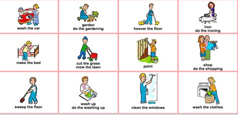 Talking About Household Chores In English Eslbuzz
