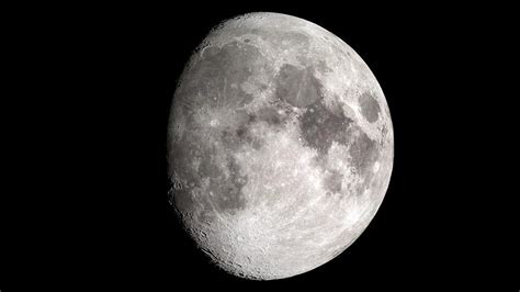 Waxing Gibbous Moon Photograph By Nasas Scientific Visualization