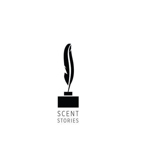 Scent Stories Ahandoh Studio Feather Logo Perfume Logo Perfume