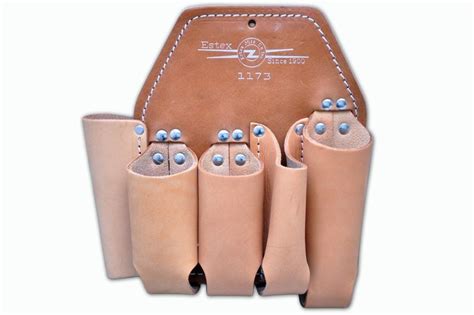 Estex 1173 Linemans Leather Tool Pouch Jm Test Systems