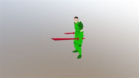 Dual Wielding Swordsman Buy Royalty Free 3d Model By Angupte 81ccd6f