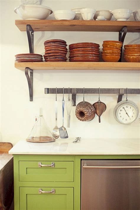 Inspiring 30 Incredible Kitchen Wall Shelves Design You Have To See
