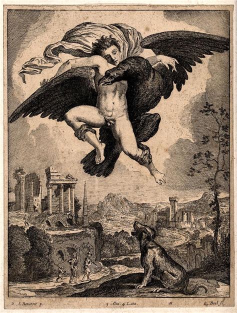 Ganymede Etching By L Boel Wellcome Collection