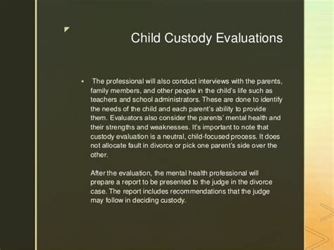 Why Courts Order For Child Custody Evaluations