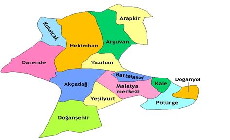 Hava, yol koşulları hakkında bilgi bulabilirsiniz, sürüş yönleri. Malatya'nın İlçeleri Nelerdir? Malatya İlçeleri