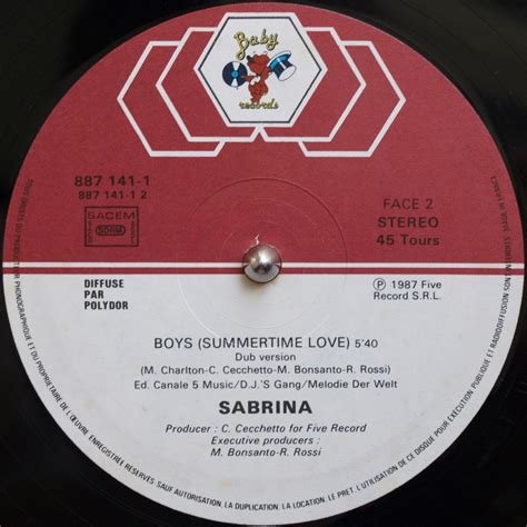 Music Download Blogspot Missing Hits 7 80s Sabrina Boys Summertime