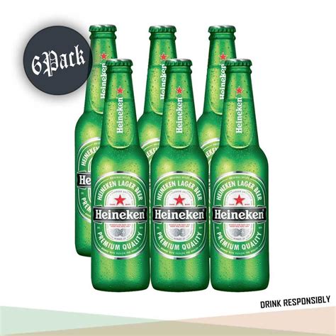 Heineken Lager Beer 330ml X 6 Pack Netherlands Lazada Ph