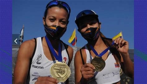Venezolanas Agudo Y Brito Se Impusieron En Era Parada Del Circuito Sudamericano De Voleibol De