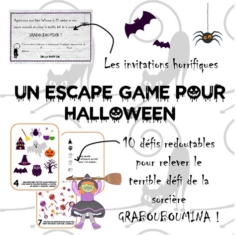 Un Escape Game Spécial Halloween à télécharger en PDF