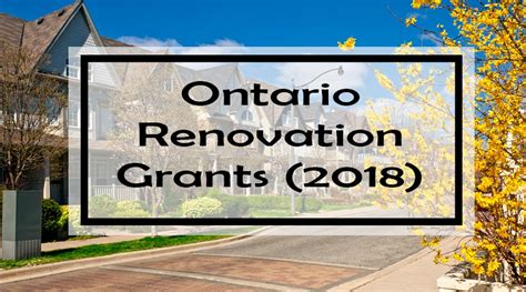 The green homes grant scheme is closing. Ontario Renovation Grants: 82 Government Grants, Energy Rebates & Tax Credits for Ontario ...