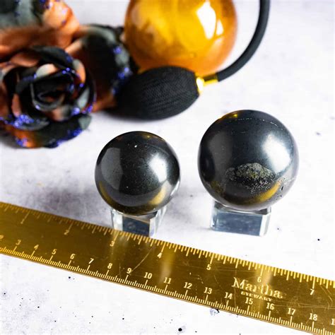 Shungite Spheres The Crystal Apothecary Co