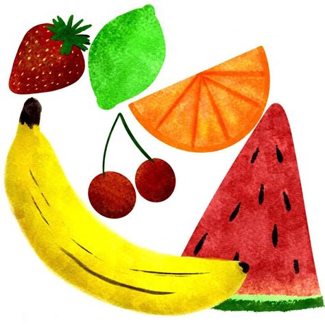 Pin By Jetty Baak On Clipart Mixed Fruit Clip Art Fruit