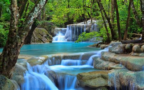 Download Wallpapers Thailand 4k Jungle Stream